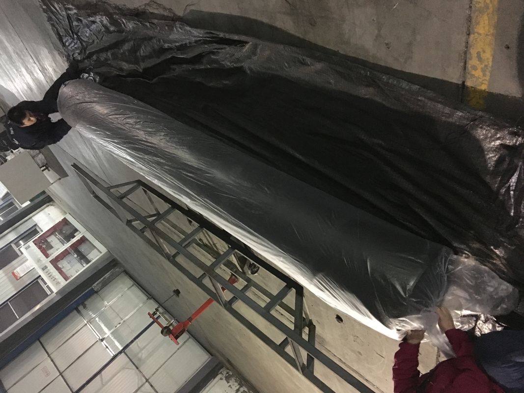 Short Fiber Needle Punched High Strength PP Non woven Geotextile Black Color With Anti UV