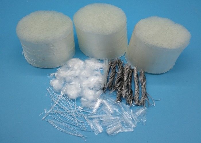 Macro Synthetic Fiber 48mm 54mm 65mm For Concrete Reinforcement